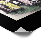 MARISSAヴィンテージアルファベットレター名アート ポスター (角)