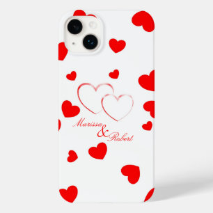 Marissa及びロバート-名前のかわいいハート- Case-Mate iPhone 14 Plusケース