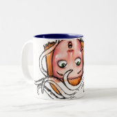 Marissa月曜日のデザインII ツートーンマグカップ (正面左)