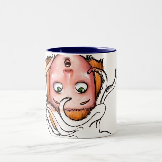 Marissa月曜日のデザインII ツートーンマグカップ (中央)