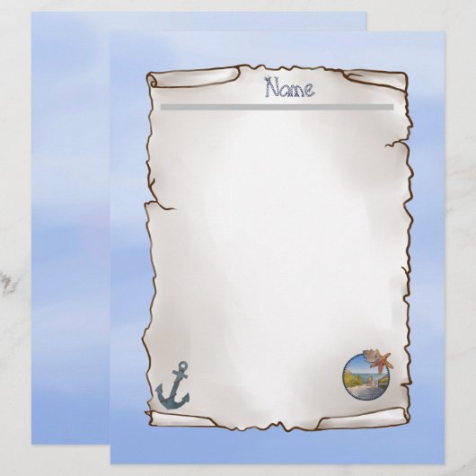 Maritim  notizblock レターヘッド (正面/裏面)