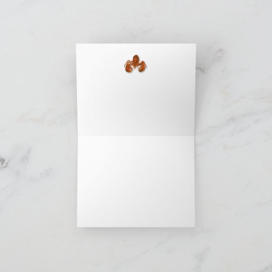 Maritime Lobster サンキューカード (内部)