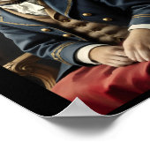 Maritime Meowステッカー ポスター (角)