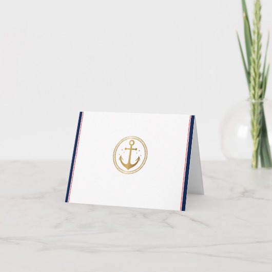 Maritime Print  ノートカード (正面)