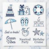 Maritime "Sail-a-brate" Sticker Pack シール
