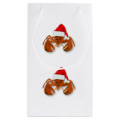 Maritime Santa Claus Lobster スモールペーパーバッグ (裏面)