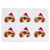Maritime Santa Claus Lobster ラージペーパーバッグ (裏面)