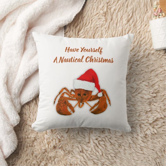 Maritime Santa Lobster クッション (ブランケット)