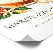 Maritozzo Romano – Vintage Italian Dessert ポスター (角)