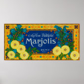 Marjolis Soap LabelParis，フランス ポスター (正面)