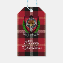 Marjoribanks Scottish Clan Tartan & Crest ギフトタグ