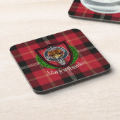 Marjoribanks Scottish Clan Tartan & Crest コースター (左側)
