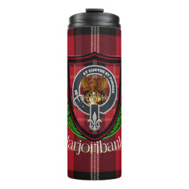 Marjoribanks Scottish Clan Tartan & Crest タンブラー