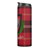 Marjoribanks Scottish Clan Tartan & Crest タンブラー (回転右)