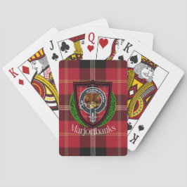 Marjoribanks Scottish Clan Tartan & Crest トランプ