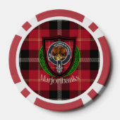 Marjoribanks Scottish Clan Tartan & Crest ポーカーチップ (裏面)