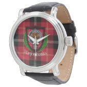 Marjoribanks Scottish Clan Tartan & Crest 腕時計 (アングル)