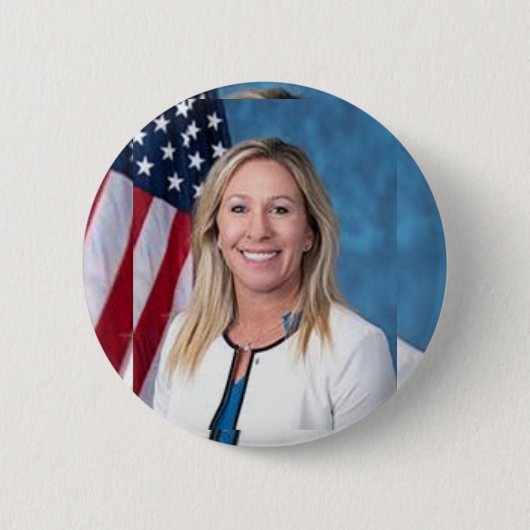 Marjorie Taylor Greeneボタン 缶バッジ (正面)