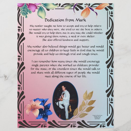 Mark パーソナライズされた Stainableからの献身 (正面)