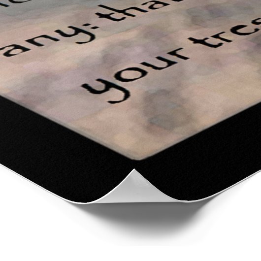 Mark 11:25ポスター ポスター (角)