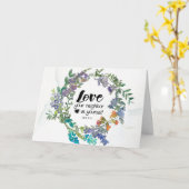 Mark 12:31隣人を愛せよ花 カード (黄色い花)