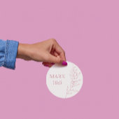 Mark 16:6 Bible Verse Sticker ラウンドシール