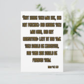 Mark 4:12 KJV聖書聖なる書物、 経典挨拶 カード (スタンド正面)