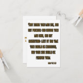 Mark 4:12 KJV聖書聖なる書物、 経典挨拶 カード (正面/裏面インサイチュ)