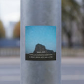 Mark 6:31 KJV Sticker Desert Faith Collection スクエアシール