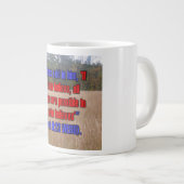 Mark 9:23 WEBU Mug ジャンボコーヒーマグカップ (正面右)