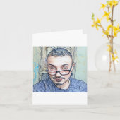 Mark Edward Westerfield age 63 card   カード (黄色い花)