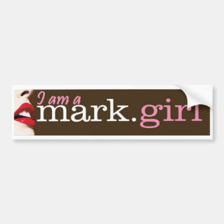 Mark.girlのバンパーステッカー バンパーステッカー