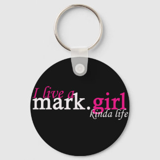 mark.girl kinda life キーホルダー