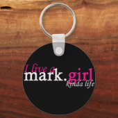 mark.girl kinda life キーホルダー (正面)