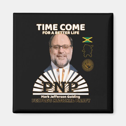 Mark Golding Jamaica's People's National P マグネット (正面)