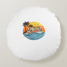 Mark Retro Sunset Name Design