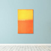Mark Rothko – オレンジと黄色 – 1956 キャンバスプリント (インサイチュ (ウッドフロア))