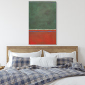 Mark Rothko – グリーンとマルーン – 1953 キャンバスプリント (インサイチュ (寝室))