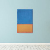 Mark Rothko – 無題の赤、青、オレンジ – 1955 キャンバスプリント (インサイチュ (ウッドフロア))