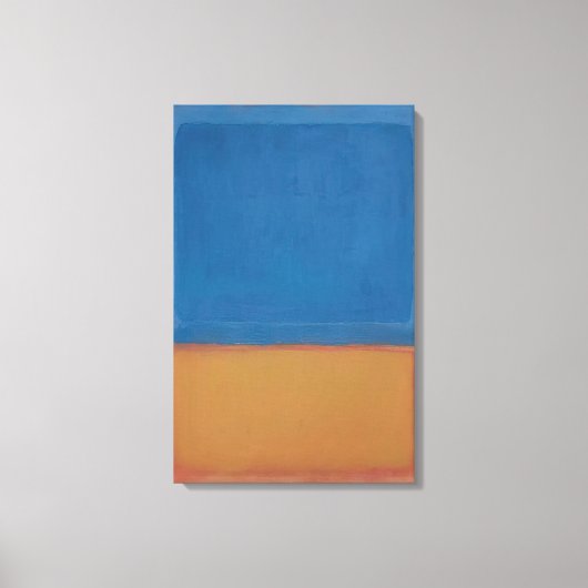 Mark Rothko – 無題の赤、青、オレンジ – 1955 キャンバスプリント (正面)