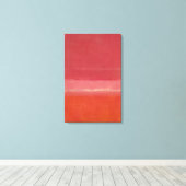Mark Rothko – 無題の赤 – 1956 キャンバスプリント (インサイチュ (ウッドフロア))