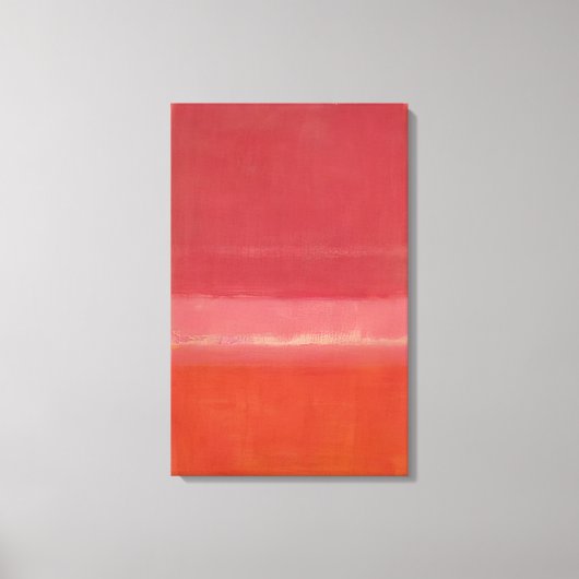 Mark Rothko – 無題の赤 – 1956 キャンバスプリント (正面)