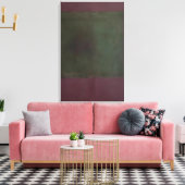 Mark Rothko – 無題グリーンon Maroon - 1961 キャンバスプリント (インサイチュ (リビング))