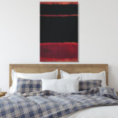 Mark Rothko – 黒イン深い赤 – 1957 キャンバスプリント (インサイチュ (寝室))