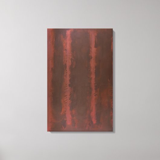 Mark Rothko – 黒番のマルーン – 1958 キャンバスプリント (正面)