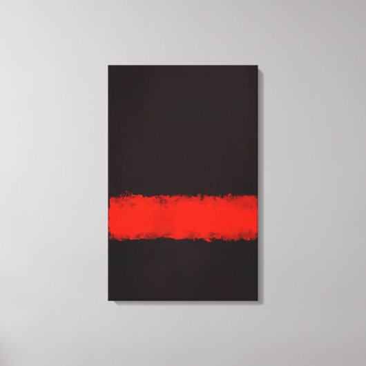 Mark Rothko – 黒、赤、黒 – 1968 キャンバスプリント (正面)