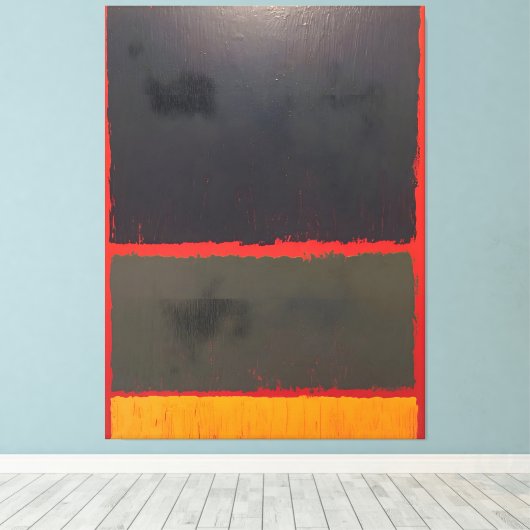 Mark Rothko art キャンバスプリント (インサイチュ (ウッドフロア))