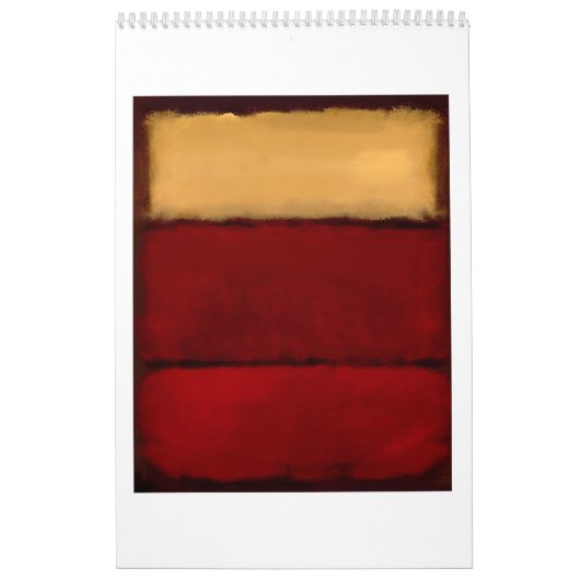 Mark Rothko art in digital style  カレンダー (カバー)