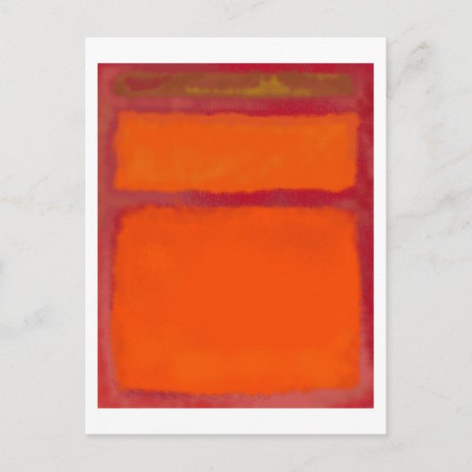 Mark Rothko art in digital style 11 ポストカード (正面)