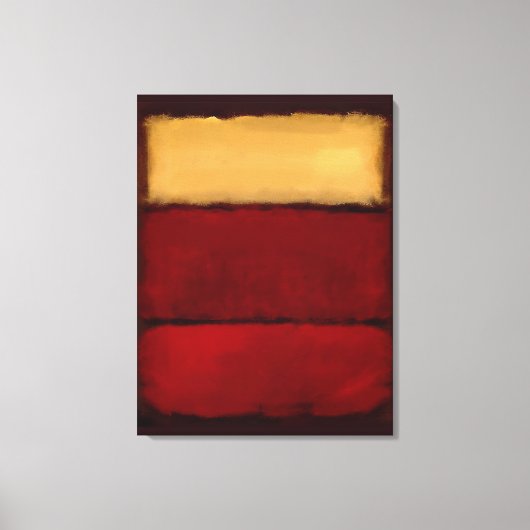 Mark Rothko art in digital style 1 キャンバスプリント (正面)